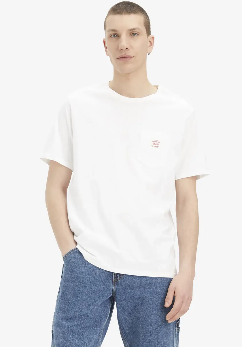 

Футболка Levi's "Workwear Tee" с накладным карманом, белый