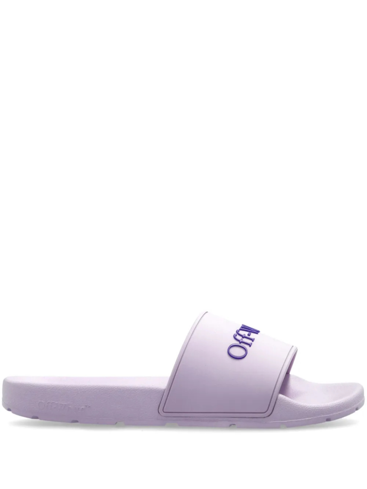 Шлепанцы с логотипом Off-White, фиолетовый