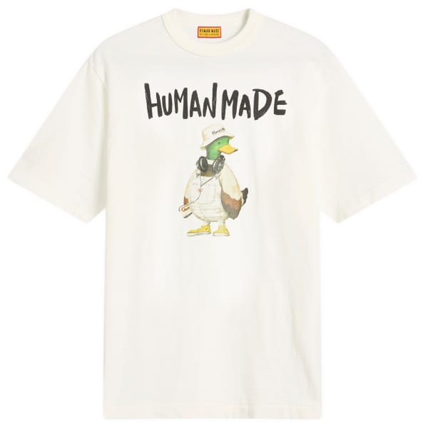 

Футболка с принтом поло Human Made, белый