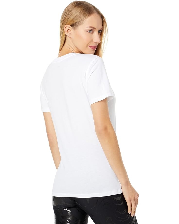 

Футболка PUMA Stacked Shine Tee, цвет Puma White
