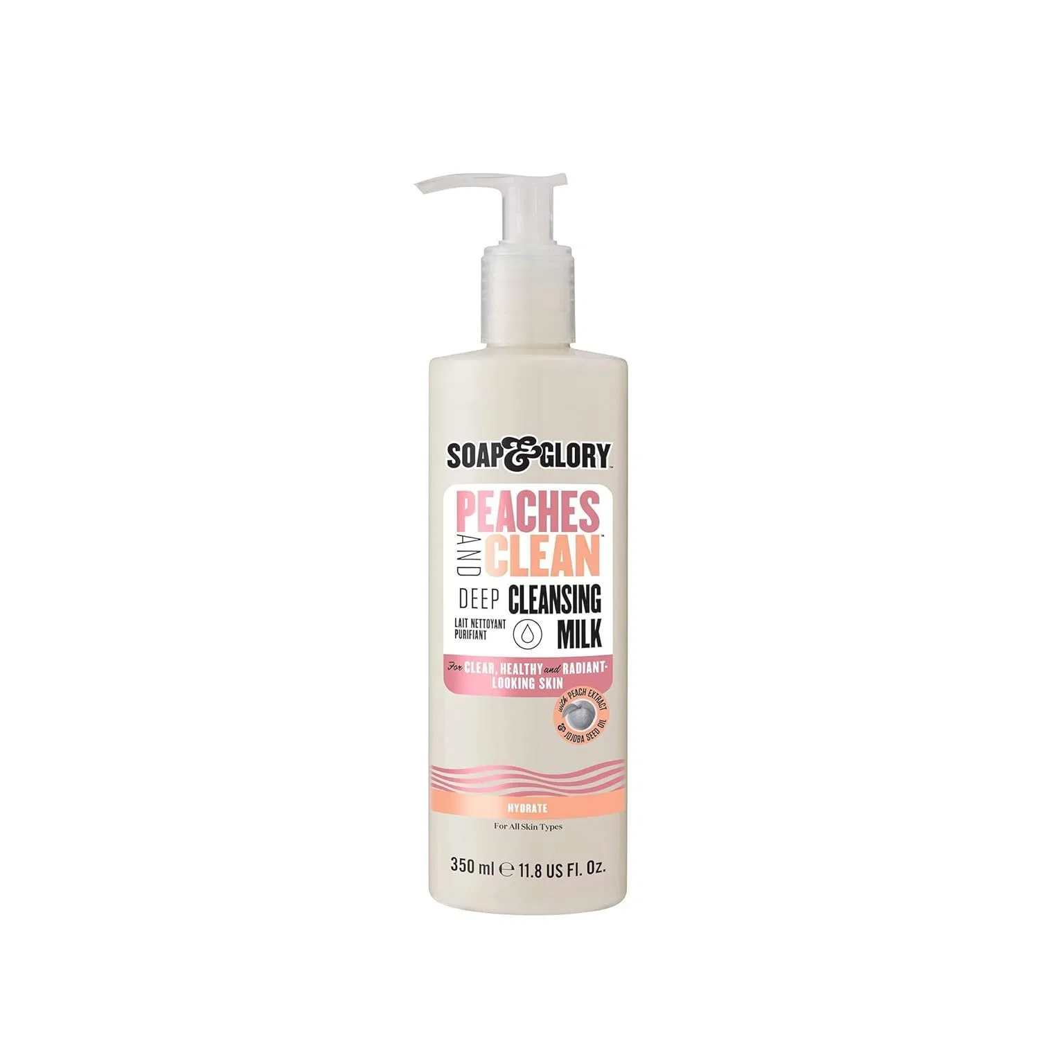 Молочко для умывания Soap & Glory — Очищающее молочко And Peaches And Clean -в, 350 мл