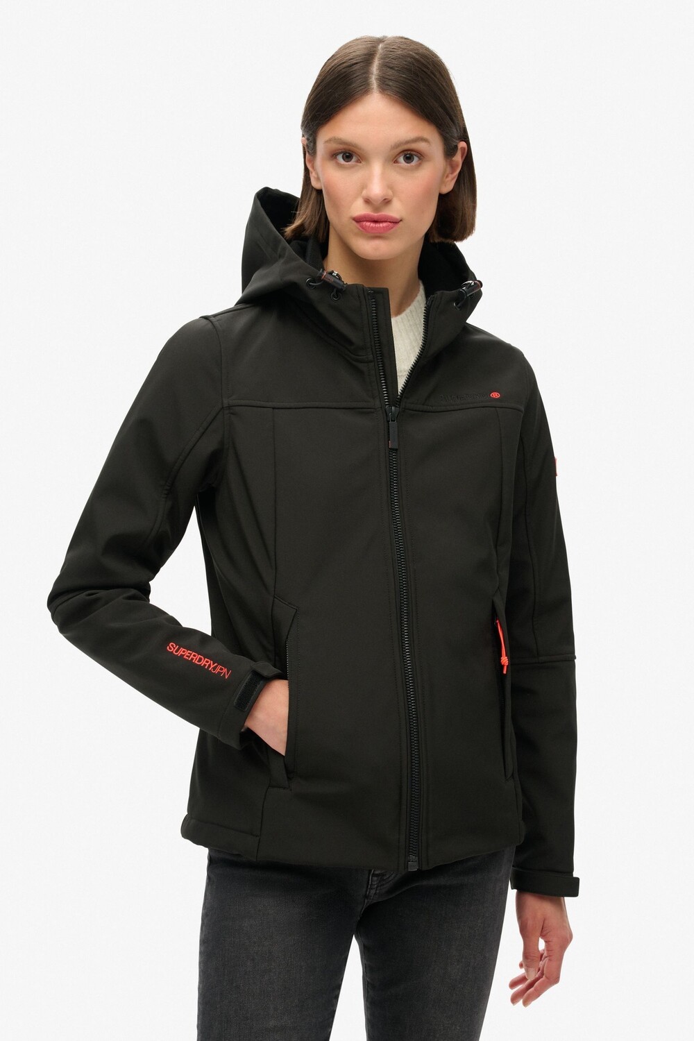 

Классическая треккинговая куртка с капюшоном Superdry, черный