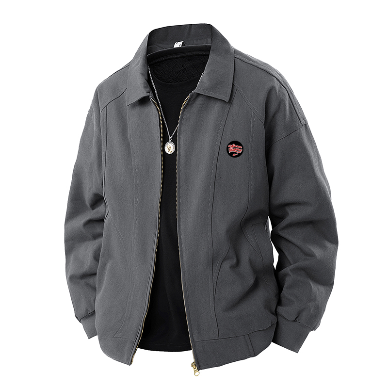 

Куртка Huichо Riding The Wind Collection WARRIOR, темно-серый (diy detachable brand merch)