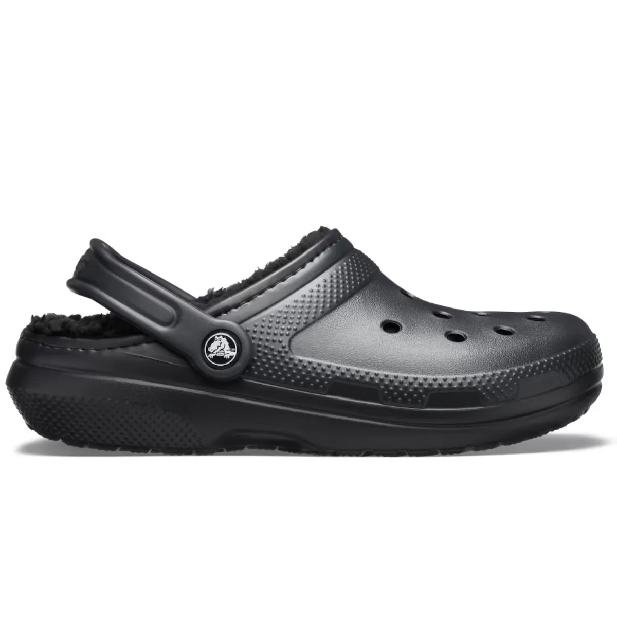 

Сабо унисекс Crocs Classic Lined Clog, чёрный