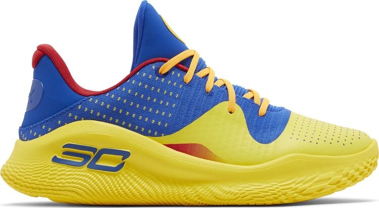 

Кроссовки Curry 4 Low FloTro 'Curry Jam', желтый, Синий, Кроссовки Curry 4 Low FloTro 'Curry Jam', желтый
