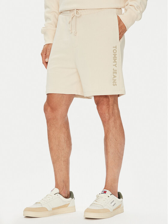 

Спортивные шорты relaxed fit New Classic Beach DM0DM21781 Tommy Jeans, бежевый