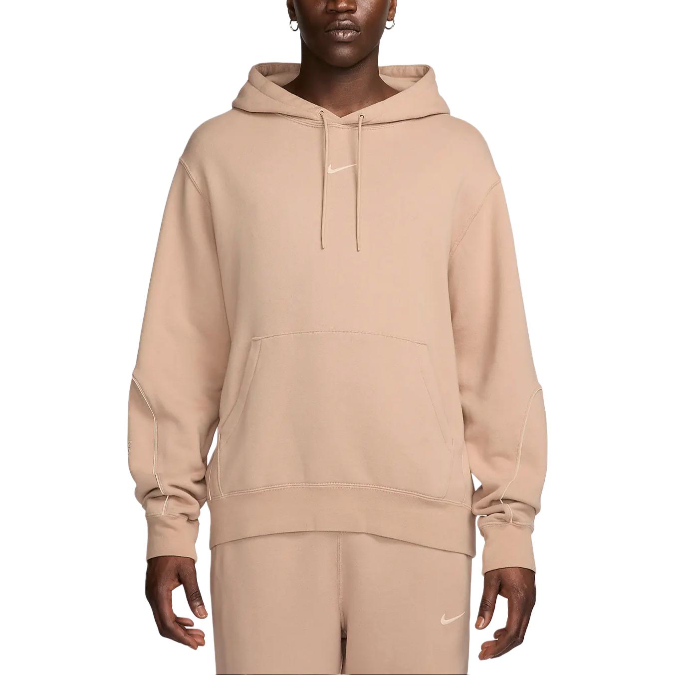 X Nocta Nrg Fleece Cs Худи Nike, Конопляный Коричневый — фото 3