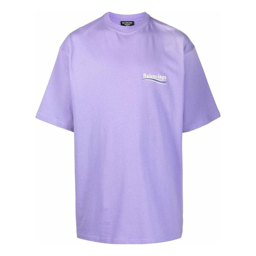 

Футболка Balenciaga Political Campaign T-shirt Large Fit 'Purple', фиолетовый