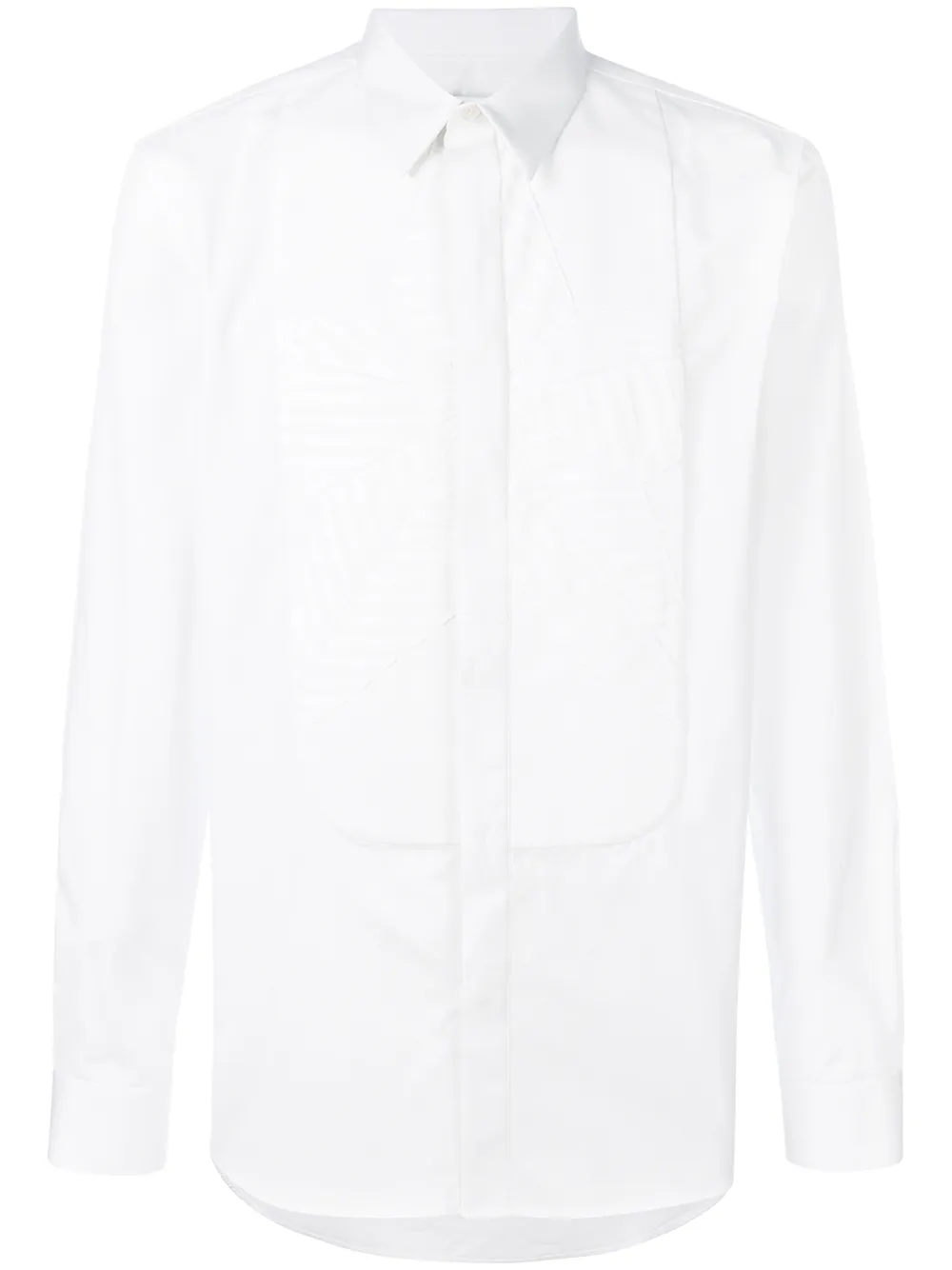 

Рубашка с потайной планкой на пуговицах Givenchy, белый