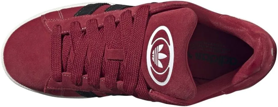 Кроссовки Adidas мужские Campus 00S с шнуровкой для повседневной носки - красные, красный — фото 4