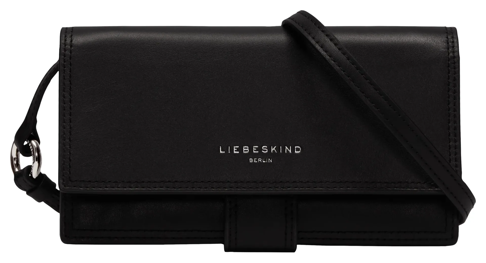 

Кошелек Liebeskind Berlin "Wallet L LISA CALF OPTIC", сертифицированный по кожаной рабочей группе, кошелек, черный