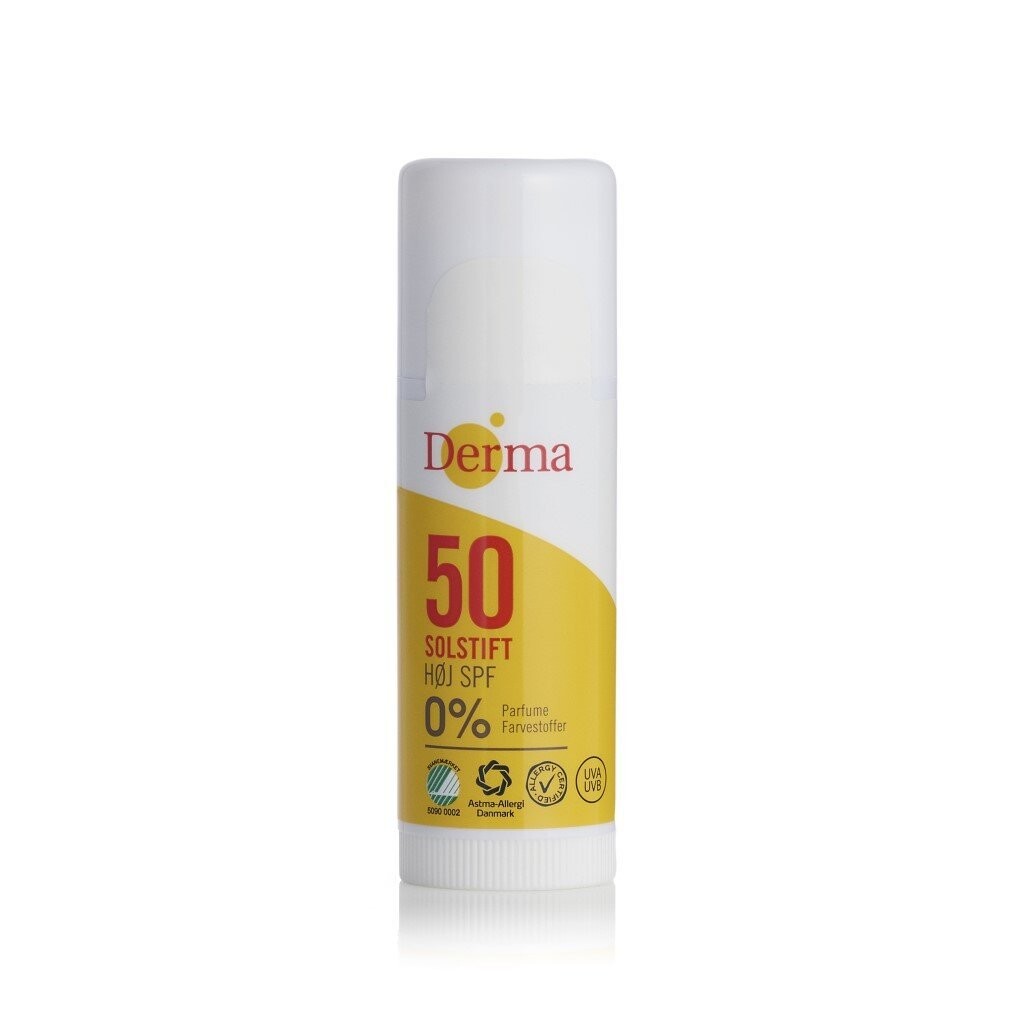 

Derma, Sun, солнцезащитный стик, SPF 50, 15 мл