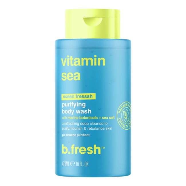 

Витаминный морской очищающий гель для душа B.fresh, 473 мл