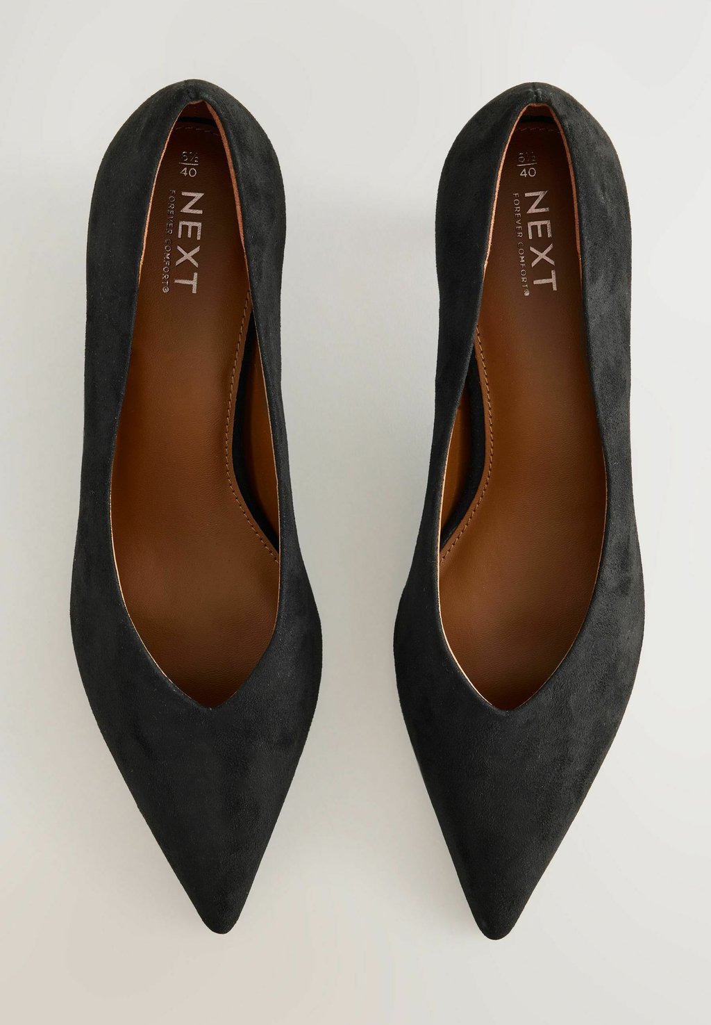 Классические туфли на каблуке STANDARD WIDE FIT - FOREVER COMFORT POINT TOE LOW KITTEN Next, цвет Mottled Black — фото 3