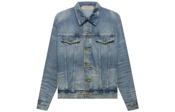 Куртка fw22 denim trucker jacket 'indigo' Fear Of God Essentials, синий — фото 2