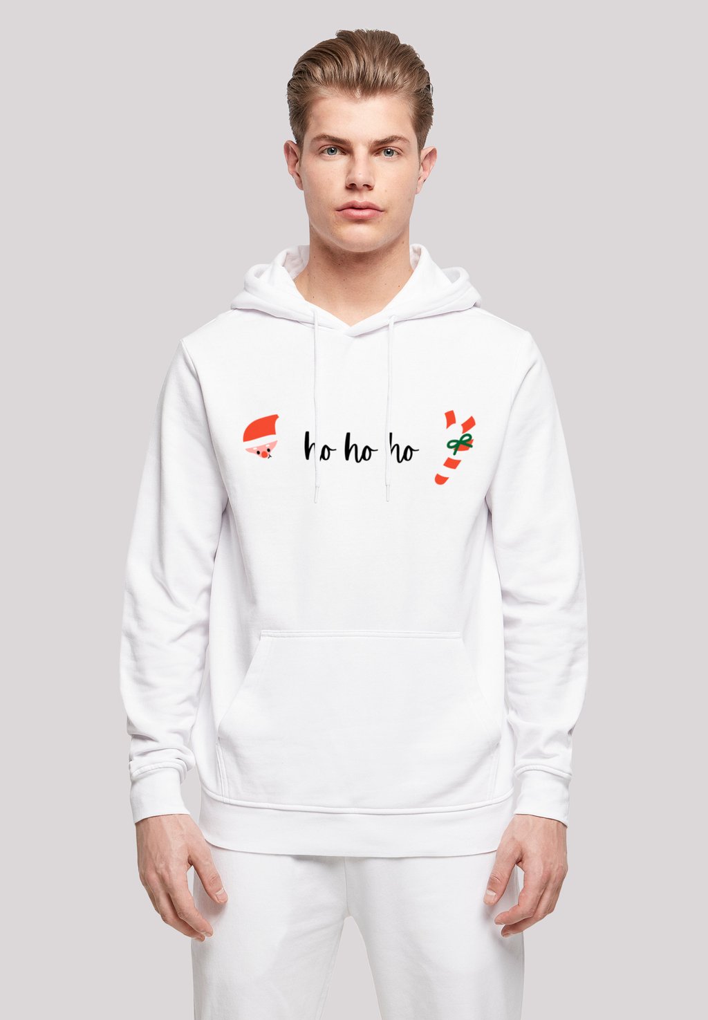 

Толстовка HO HO HO WEIHNACHTEN - Hoodie F4NT4STIC, белый