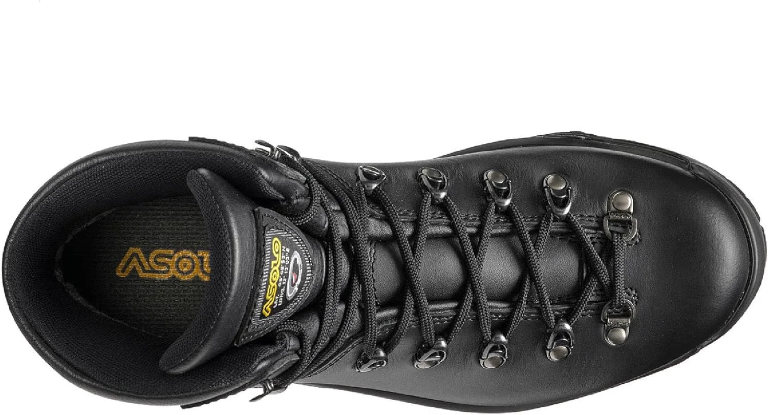 Мужские походные ботинки ASOLO TPS 520 GV Evo с круглым носком, водонепроницаемые - ботинки для походов из кожи полного твиража с подошвой Vibram, черный — фото 4