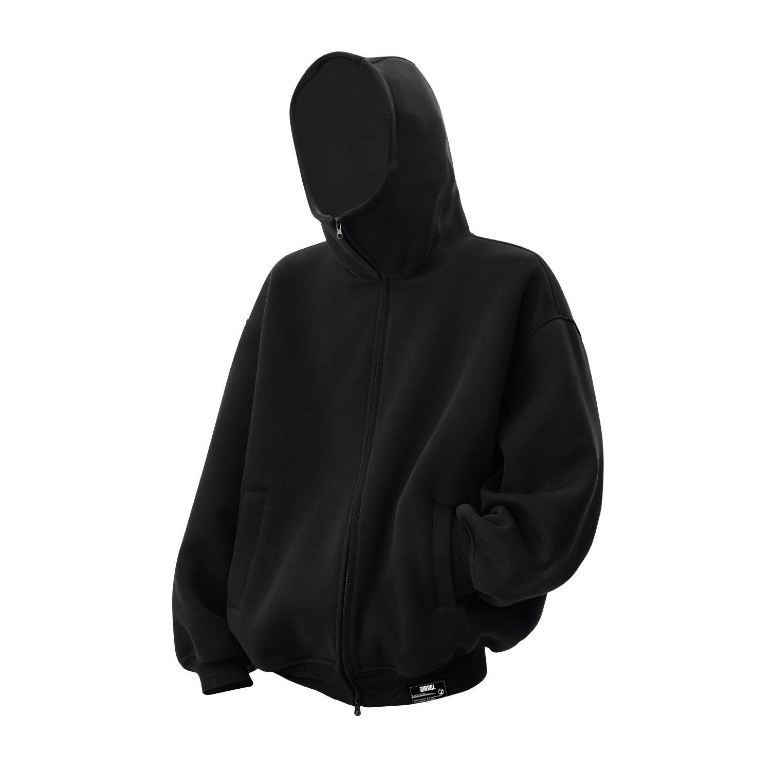 

Толстовка Unisex Hooded Moderate Cardigan ZIAREL, черный