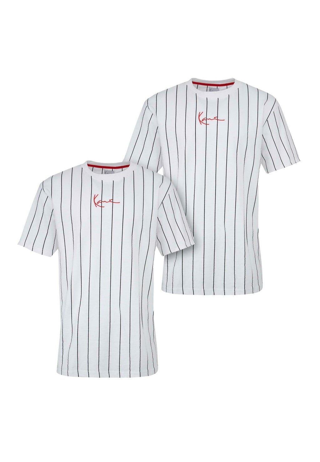 

Футболка с принтом 2-PACK PINSTRIPE Karl Kani, цвет white