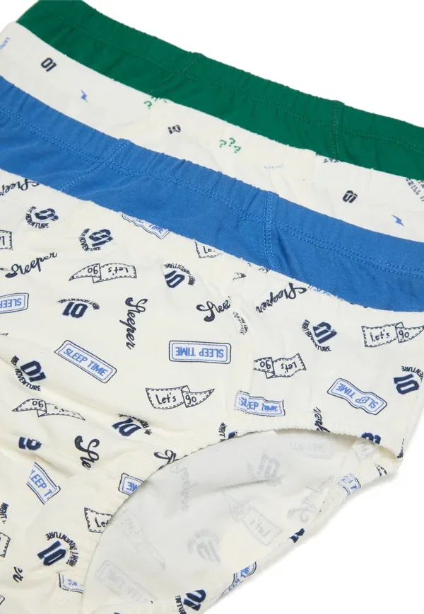 Трусы Ovs, Multipack 7 pack briefs, белый, синий, зеленый — фото 3