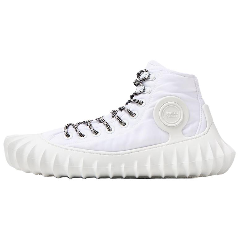 

Bottega Veneta Кроссовки casual high top Denver Fabric, мужские, белые