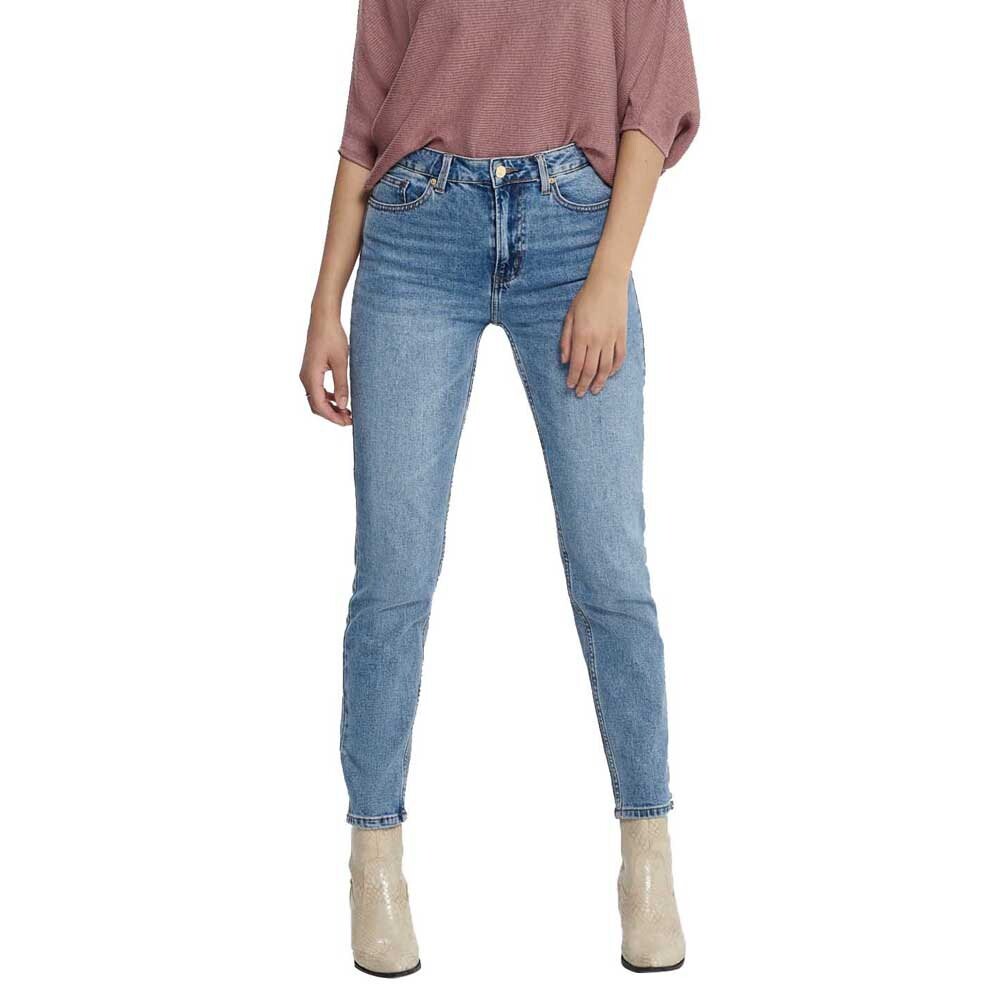 

Джинсы Only Emily Life High Waist Straight Ankle MAE0013, синий