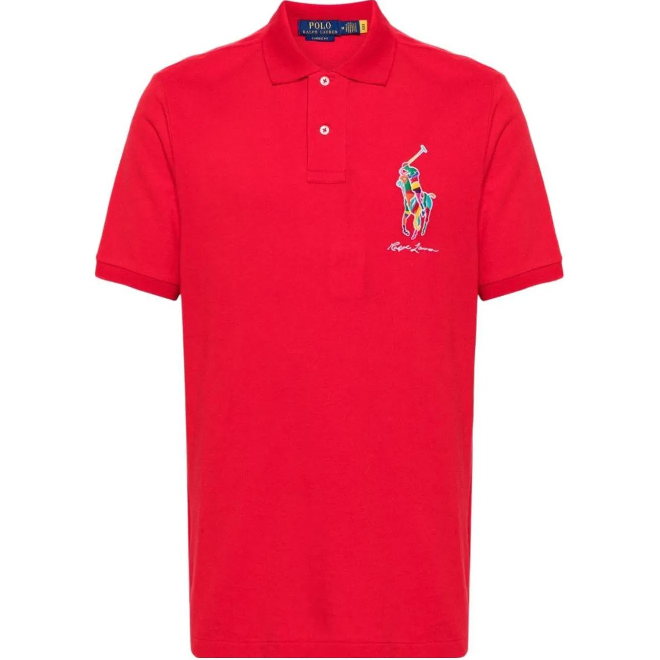 Поло с вышитым пони, 2024 Polo Ralph Lauren, Red