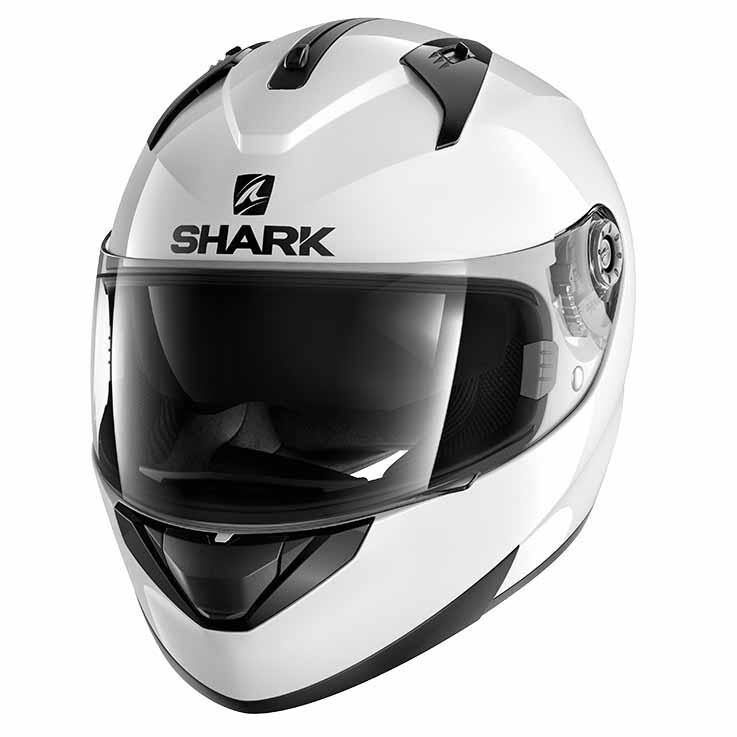 

Шлем полнолицевой Shark Ridill Blank, белый