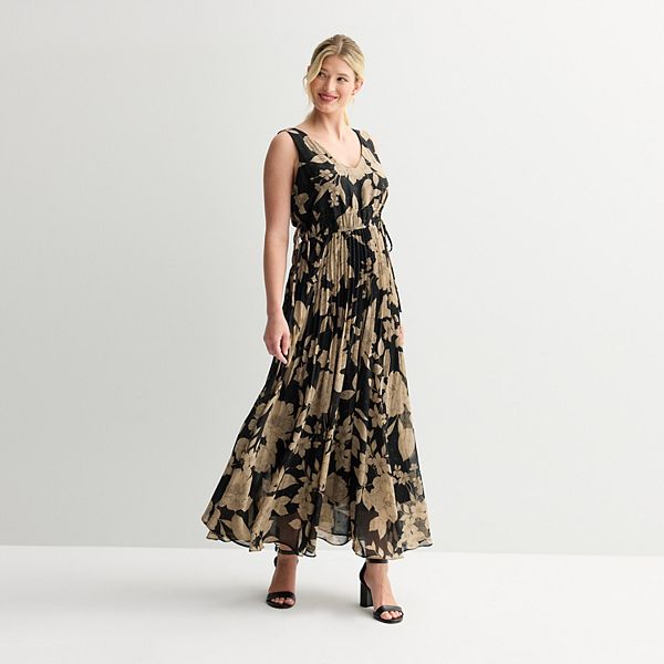 

Женское платье макси с v-образным вырезом и поясом с кисточками Taylor