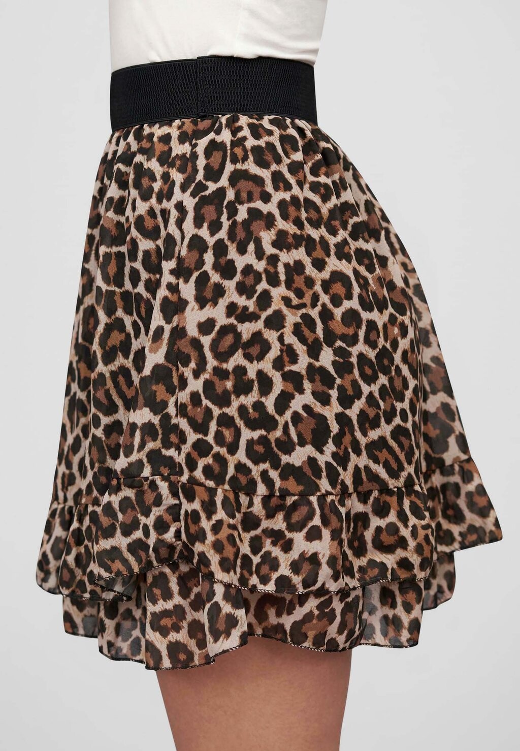 

Юбка А-силуэта Stufen Mit Leo Und 2-Lagigem Stoff Cloud 5ive, бежевый