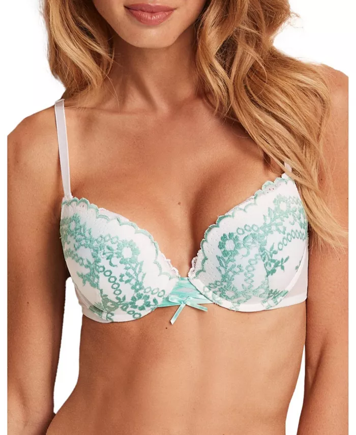 

Женский бюстгальтер с эффектом пуш-ап и глубоким вырезом Sydnie Adore Me, белый