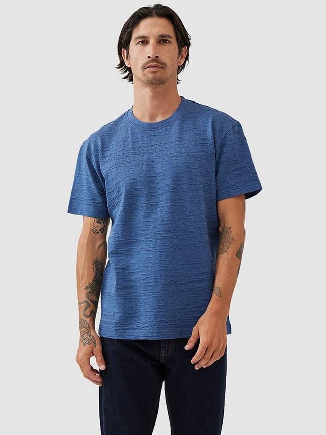 

Футболка Leith Valley Cotton Slim Fit с абстрактным принтом Rodd & Gunn, Ocean