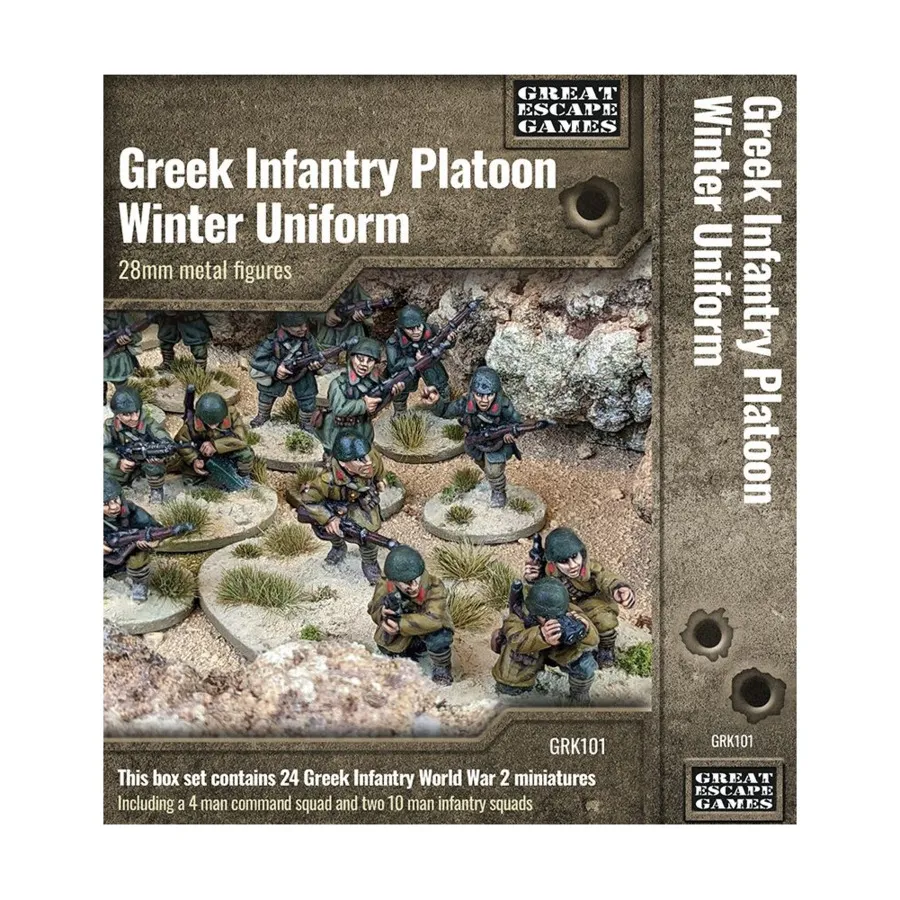 

Зимняя форма пехотного взвода, WWII Miniatures - Greek (28mm)