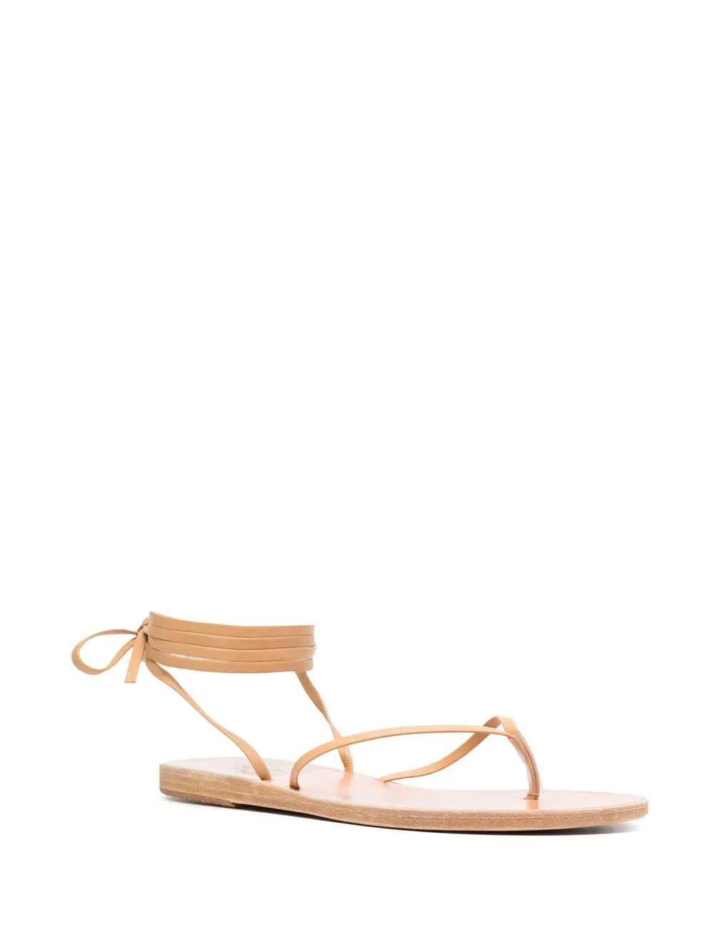 Сандалии с завязками на щиколотке Ancient Greek Sandals, нейтральный — фото 2