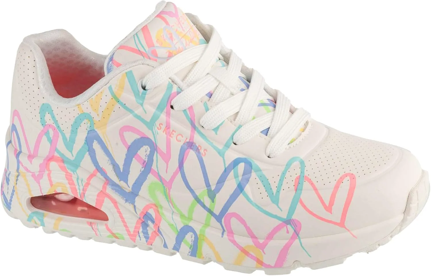Женские кроссовки Skechers Uno Loving Love, белый — фото 3