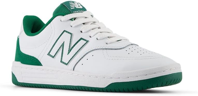 Кроссовки New Balance Unisex-Child Bb80 V1 на шнуровке, белый — фото 4