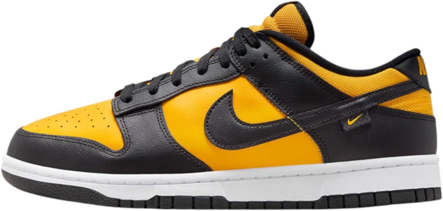 

Nike Мужские кроссовки Dunk Low, Black University Gold White
