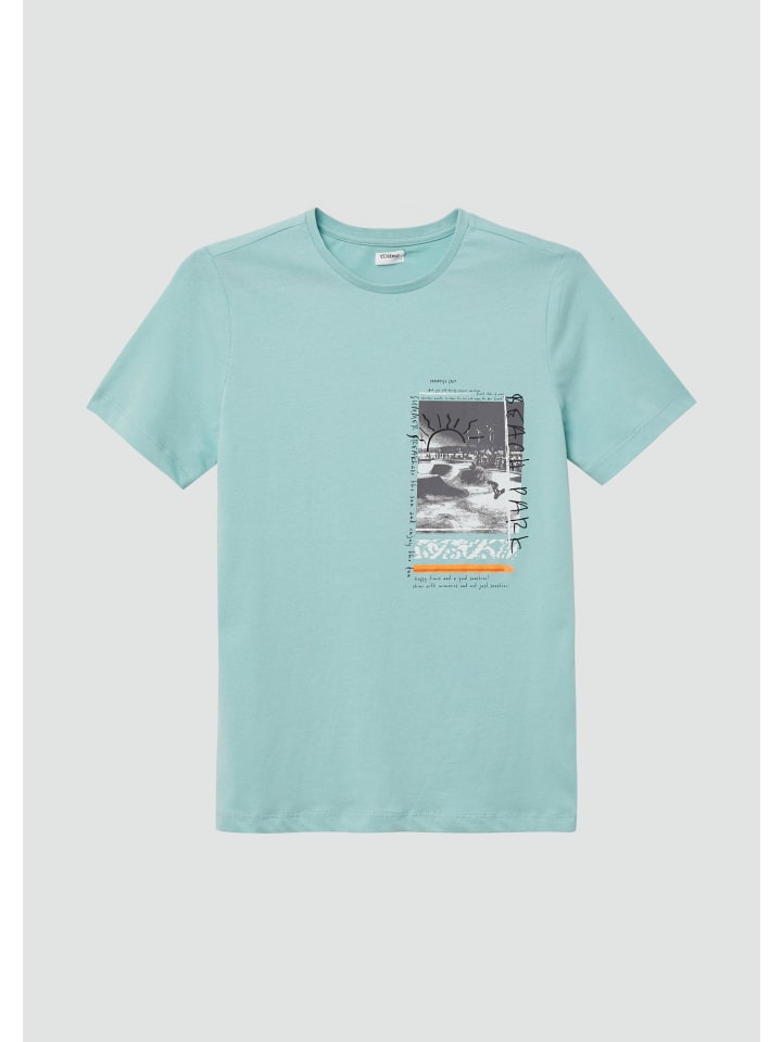 

Футболка цвета 6069_морской зеленый s.Oliver