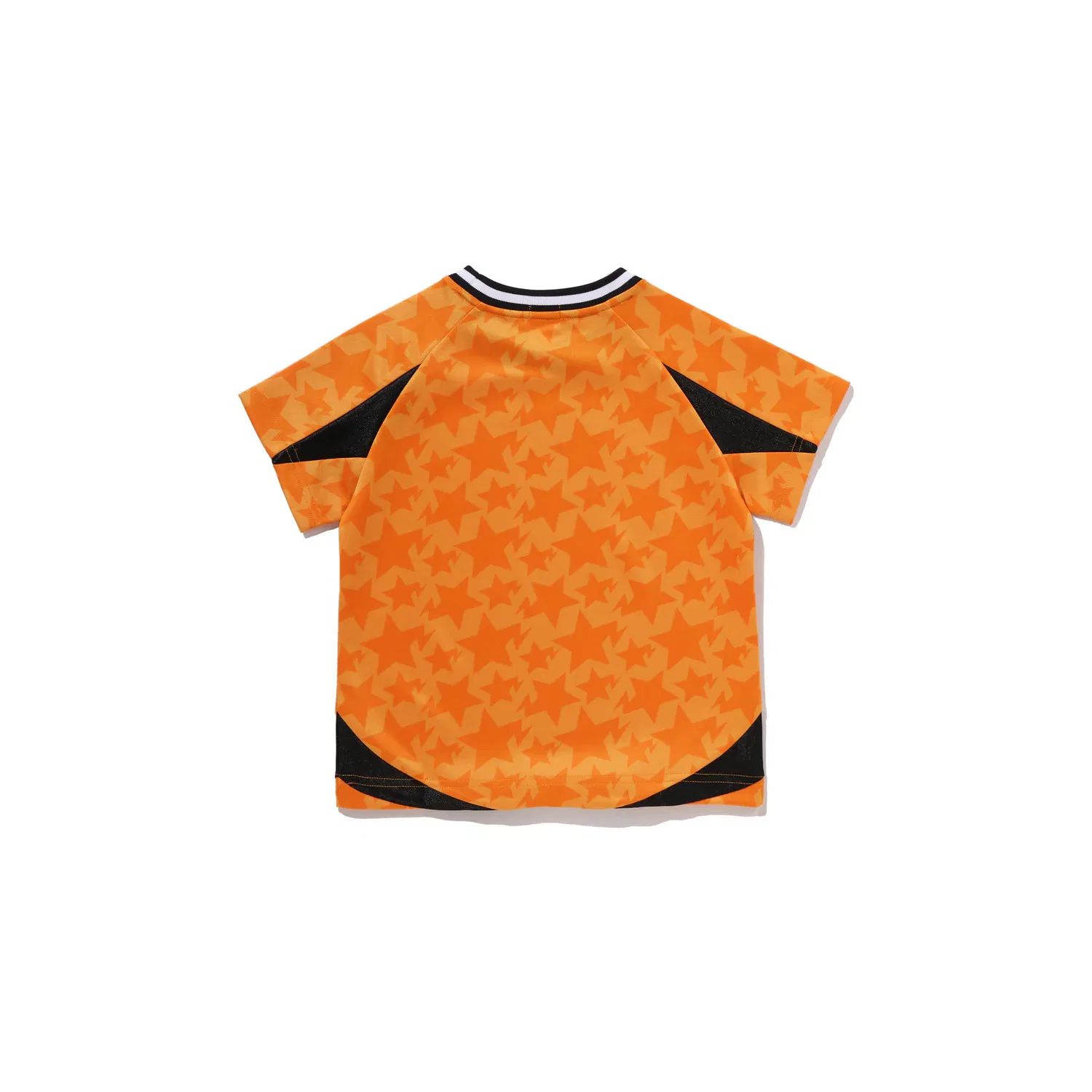 Футболка детская с круглым вырезом A BATHING APE оранжевая — фото 3
