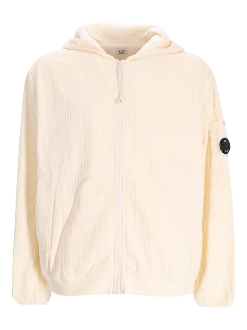 

Вельветовое худи C.P. Company, кремовый
