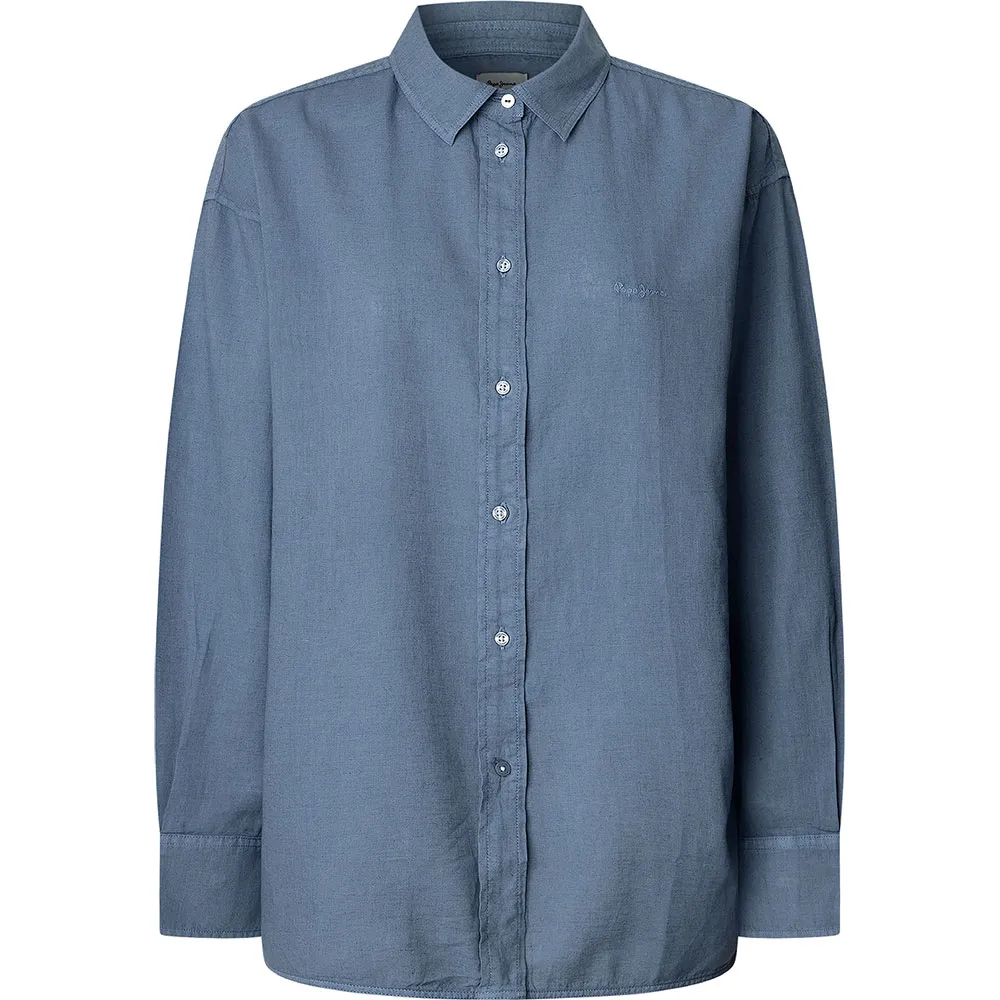

Рубашка с длинным рукавом Pepe Jeans Chipper, синий