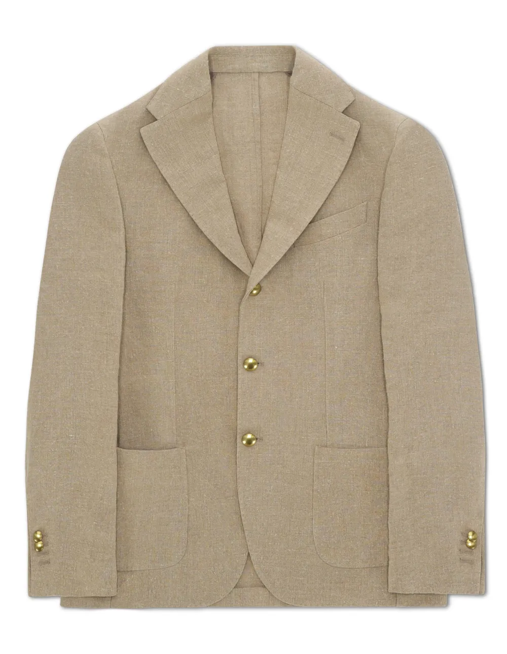 

Блейзер с накладными карманами Mag Fortela, бежевый