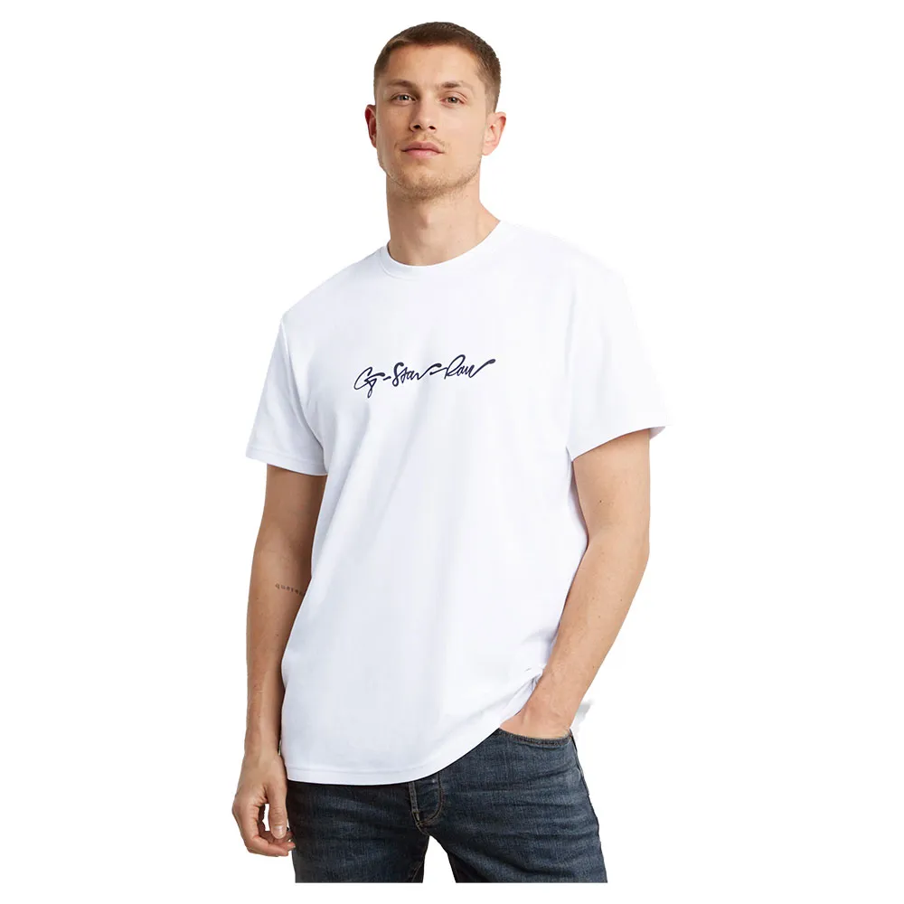 

Футболка с коротким рукавом G-Star G-Script, белый