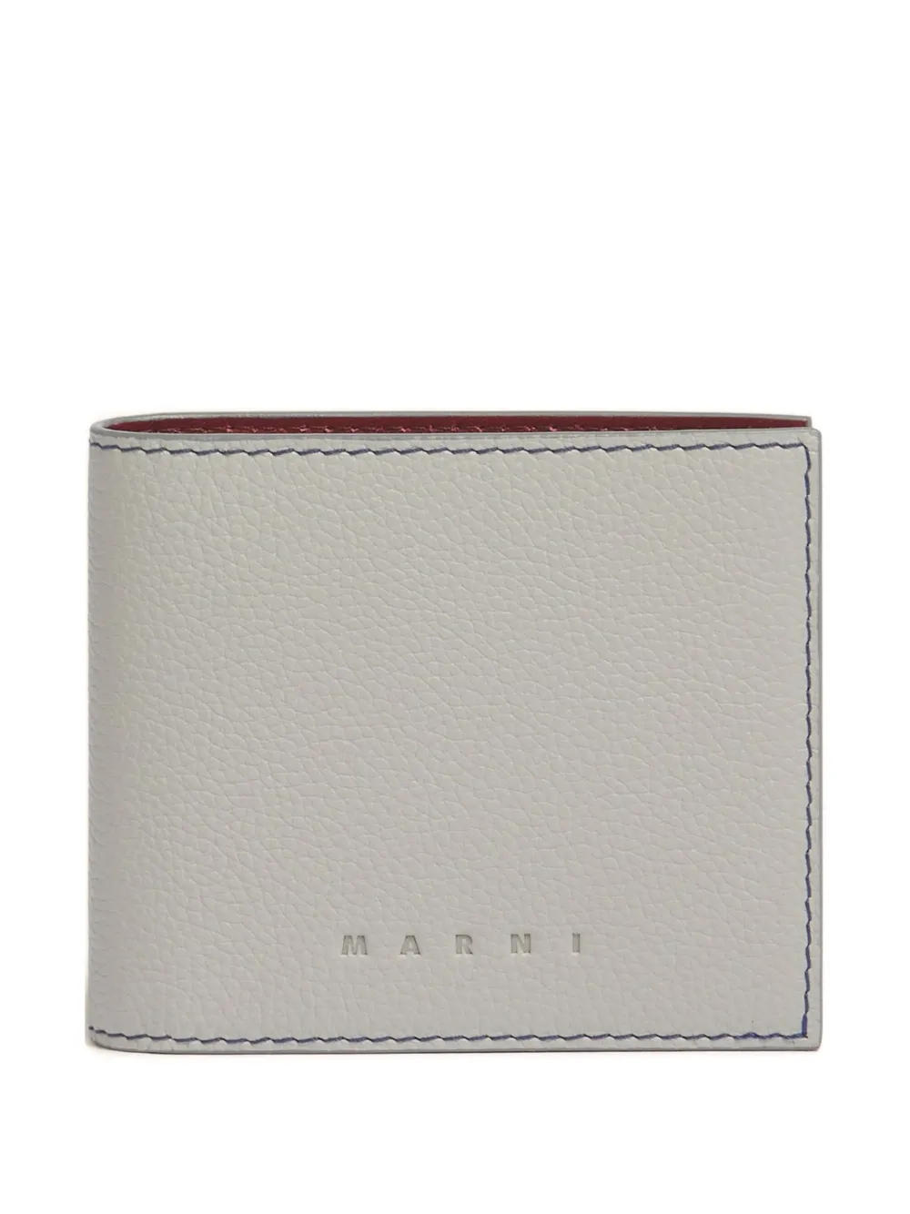

Кошелек из зернистой кожи Marni, серый