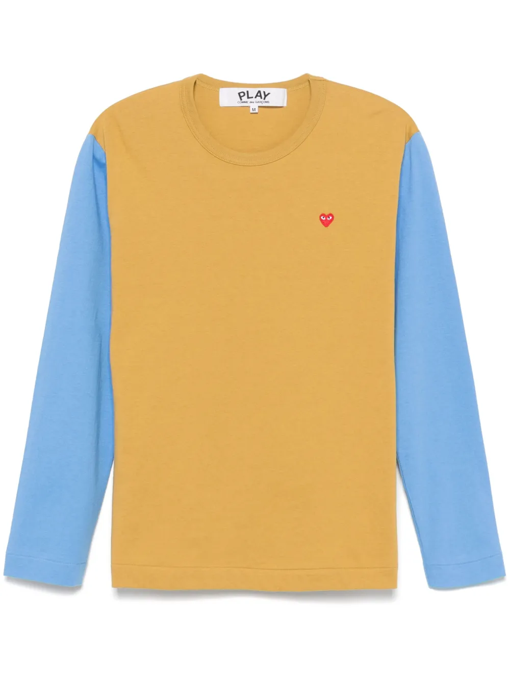 

Футболка с логотипом Comme Des Garçons Play, желтый