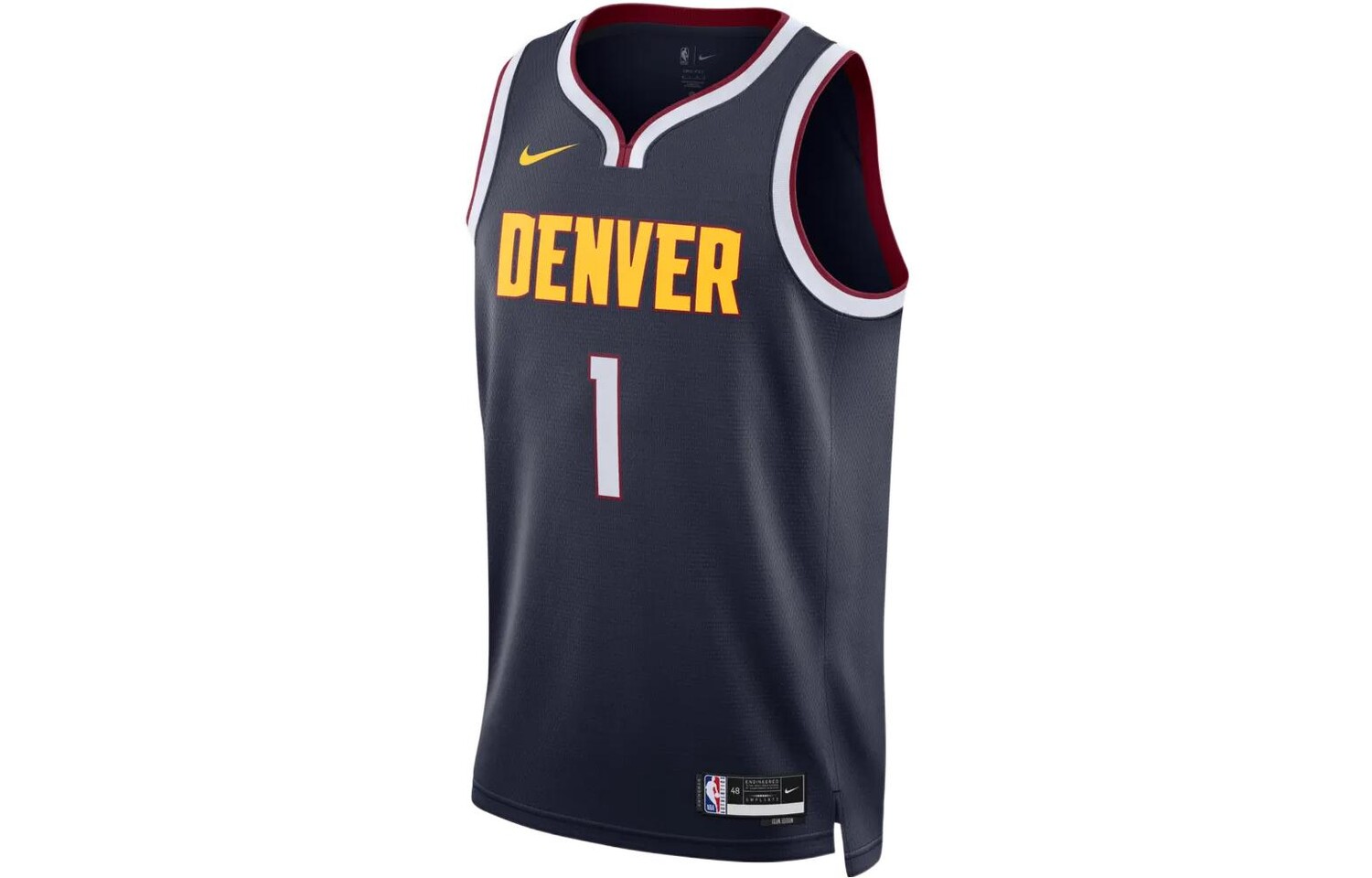 

Баскетбольная майка X NBA унисекс темно-синяя Nike, темно-синий