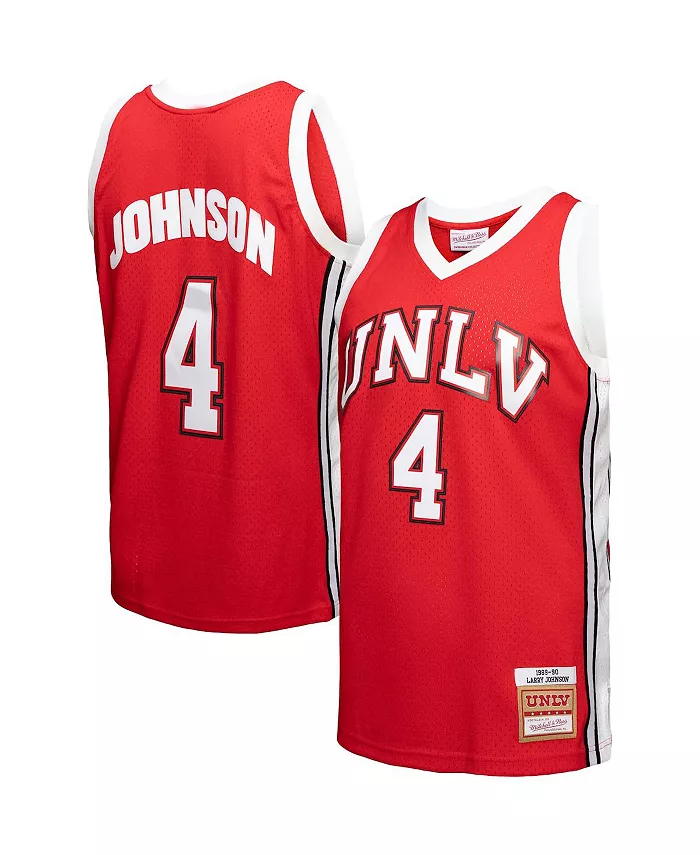 

Мужская баскетбольная майка Larry Johnson Red Distressed UNLV Rebels 1989/90 в стиле свингмен Mitchell & Ness