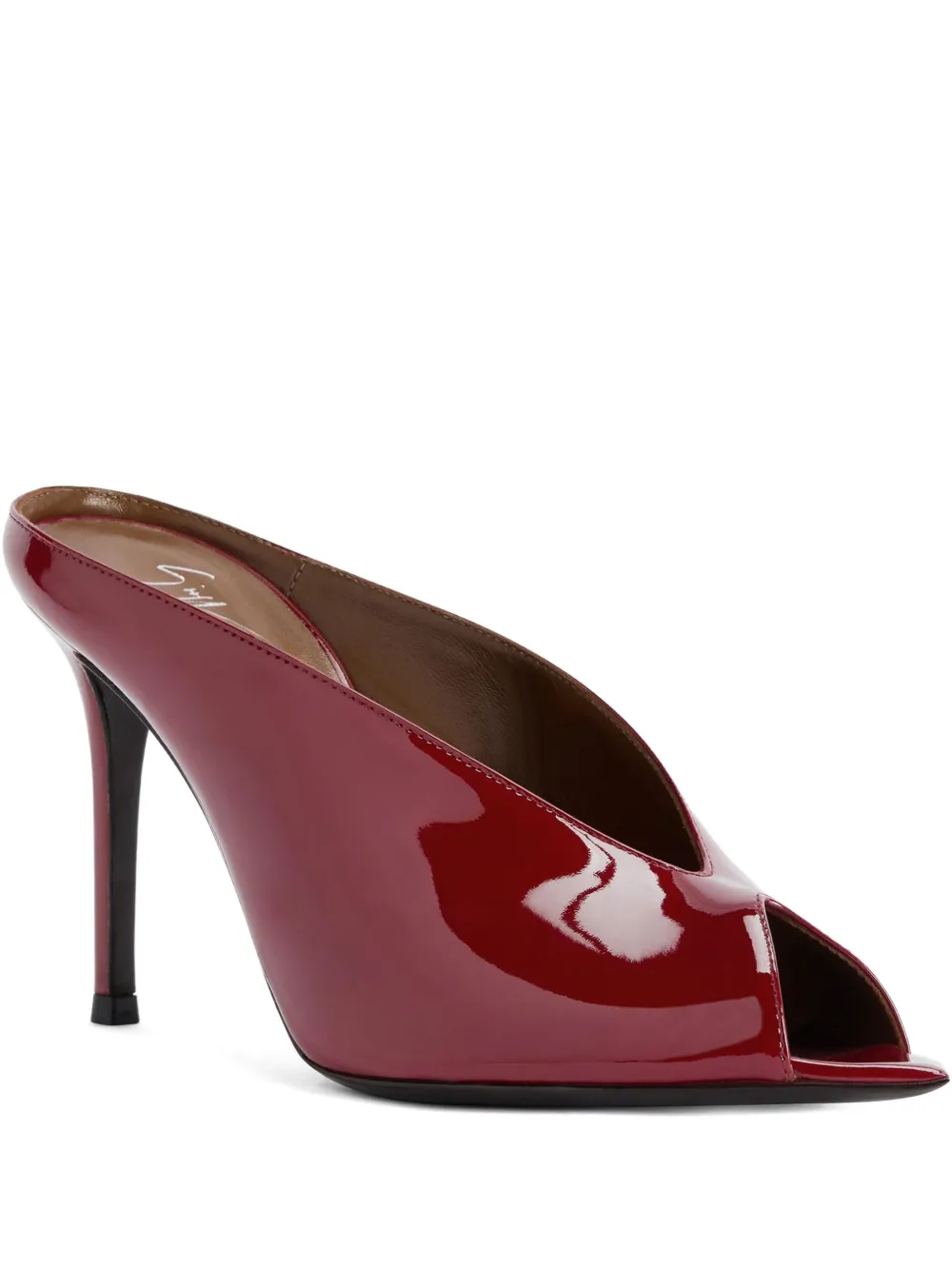 Босоножки Intriigo 90 на шпильке Giuseppe Zanotti, красный