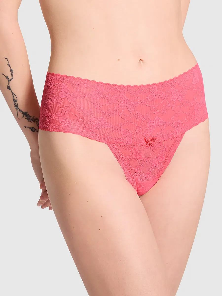 

Трусики-стринги Wink с широкой талией Pink, цвет Crazy for Coral
