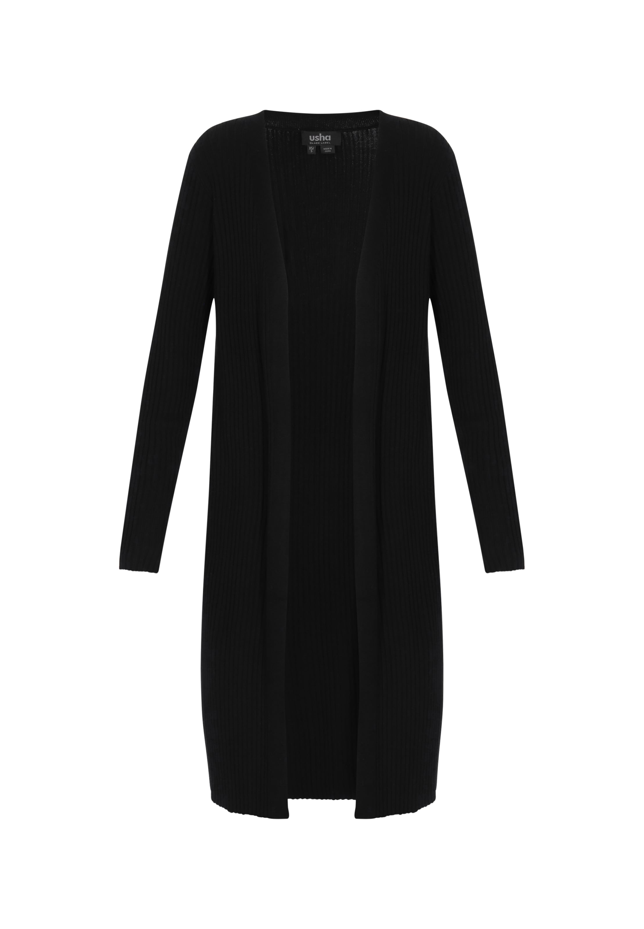 

Usha BLACK LABEL Вязаный кардиган в черном цвете